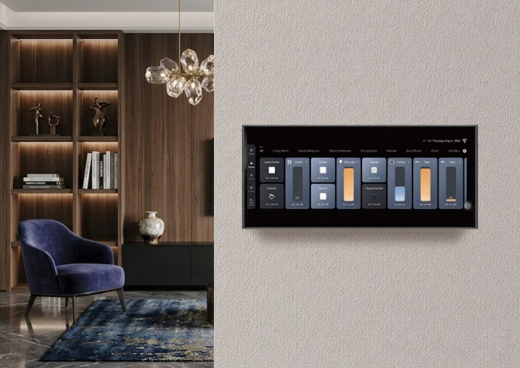 لوحة تحكم ذكية تعمل بنظام أندرويد 12 بوصة