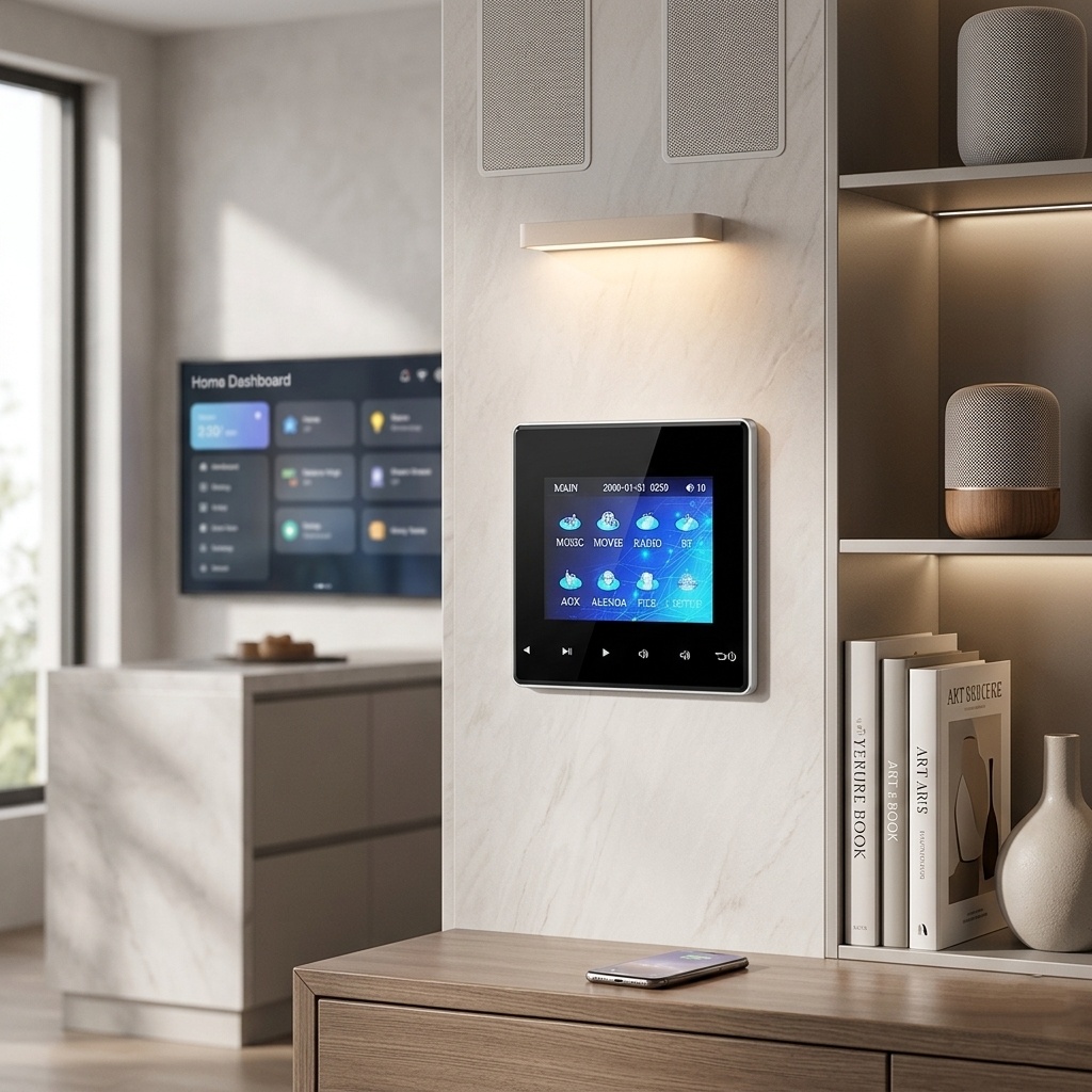 لوحة مضخم صوت جداري صغير 2.8 بوصة يعمل بتقنية البلوتوث 2.8 بوصة