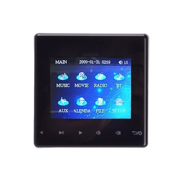 لوحة مضخم صوت جداري صغير يعمل بالبلوتوث مقاس 2.8 بوصة -XY-A