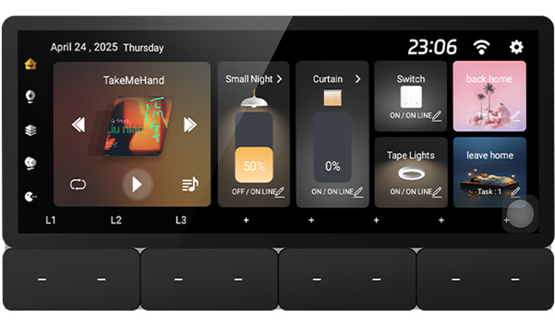 شاشة لمس Antroid مقاس 6 بوصة تعمل باللمس مع أزرار 1 2