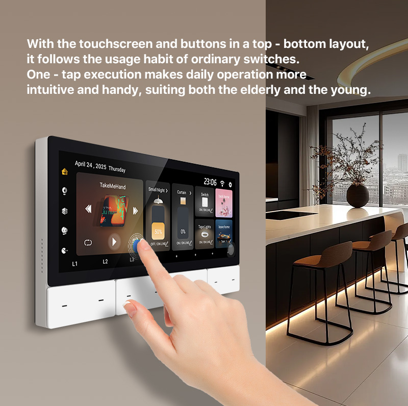 شاشة لمس Antroid مقاس 6 بوصة مع أزرار